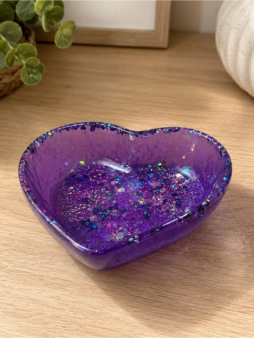 Handmade purple heart